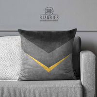 Thumbnail for SuperSoft Shades of Grey Lines Throw Pillow