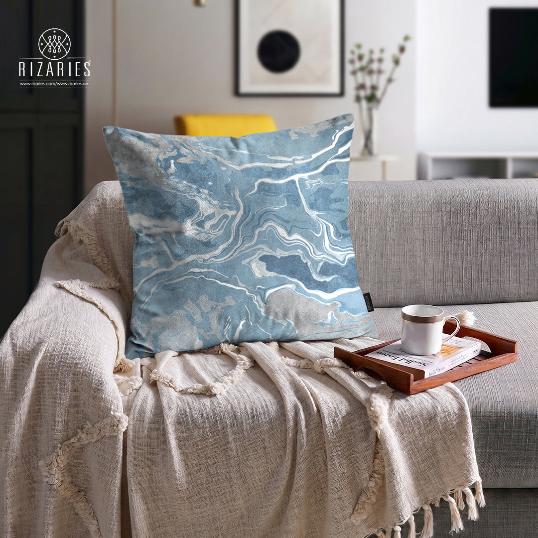SuperSoft Powder Blue Abstract