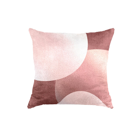 SuperSoft Pink Round Throw Pillow