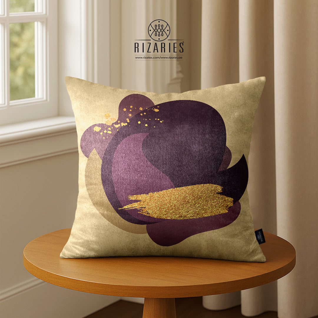 SuperSoft Beige Purple with Gold Brushes