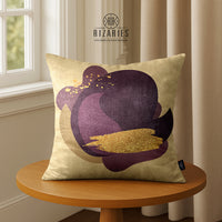Thumbnail for SuperSoft Beige Purple with Gold Brushes