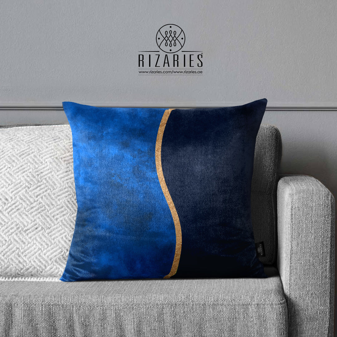 SuperSoft Shades of Blue Throw Pillow