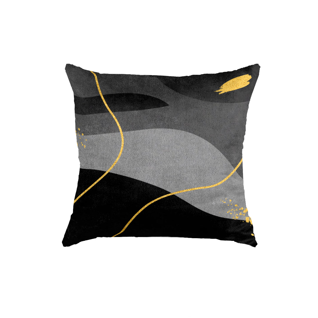 SuperSoft Shades of Grey with Gold Lines