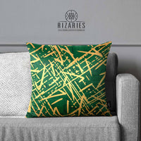 Thumbnail for SuperSoft Green Gold Abstract Lines