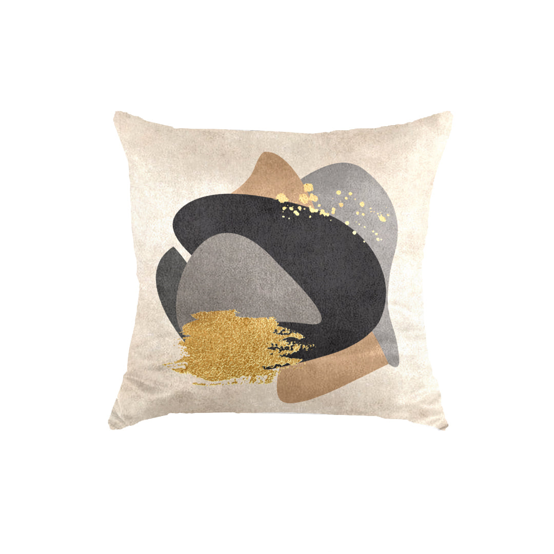 SuperSoft Beige Grey with Gold Brushes