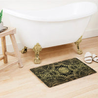 Thumbnail for SuperSoft Gold Geometric with Black Door Mat
