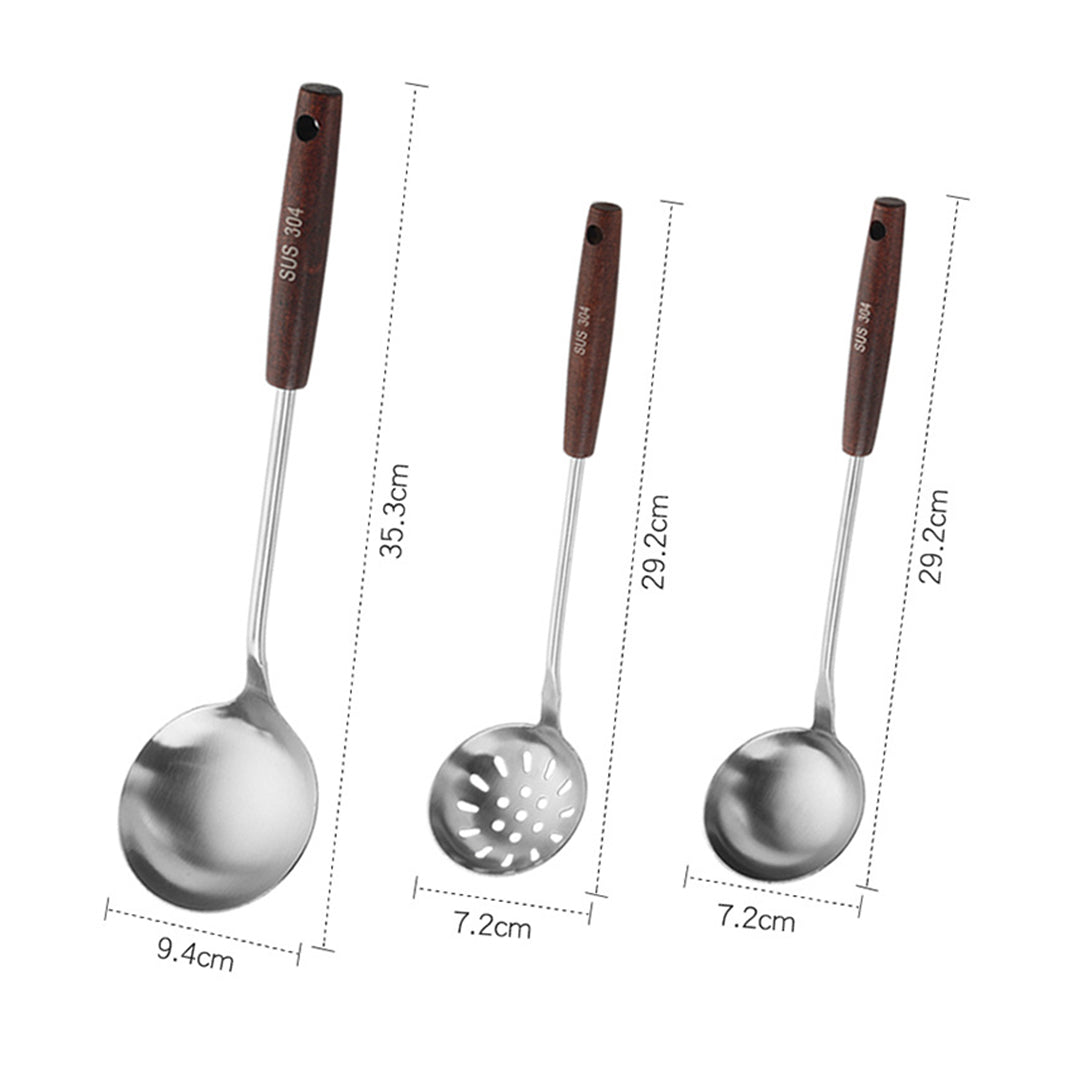Wooden Handle Utensil (6 Pieces set)
