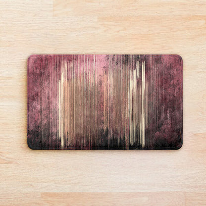 SuperSoft Pink Lines Door Mat