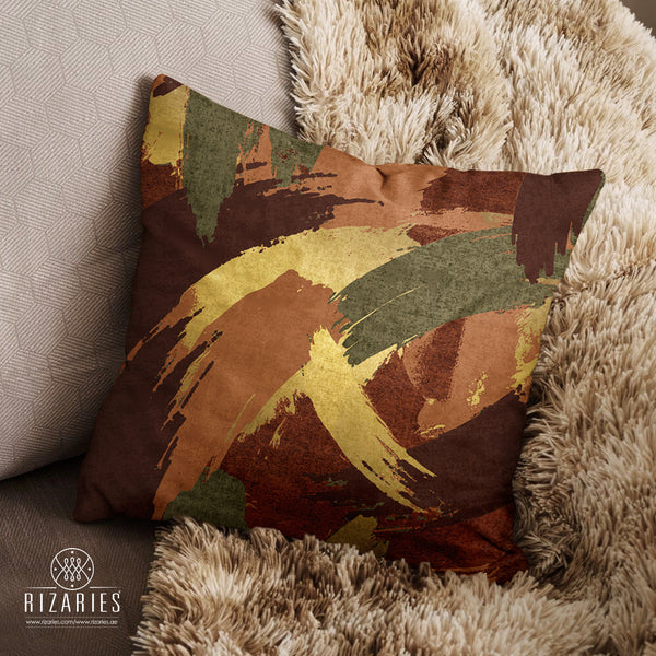 SuperSoft Terra Cotta Abstract Pattern