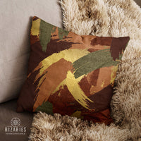 SuperSoft Terra Cotta Abstract Pattern