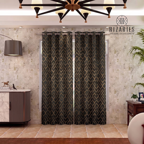 Smoky Pattern Curtains