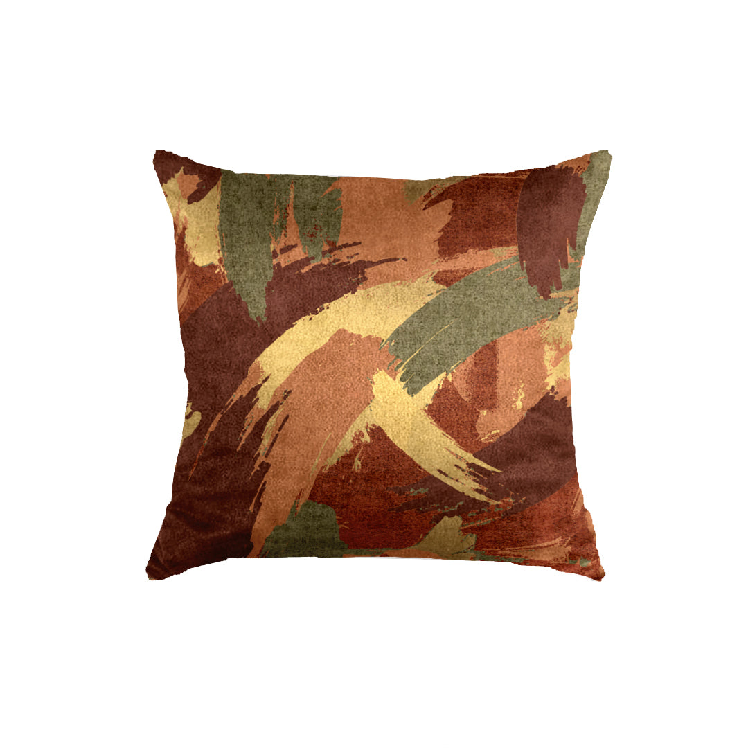 SuperSoft Terra Cotta Abstract Pattern