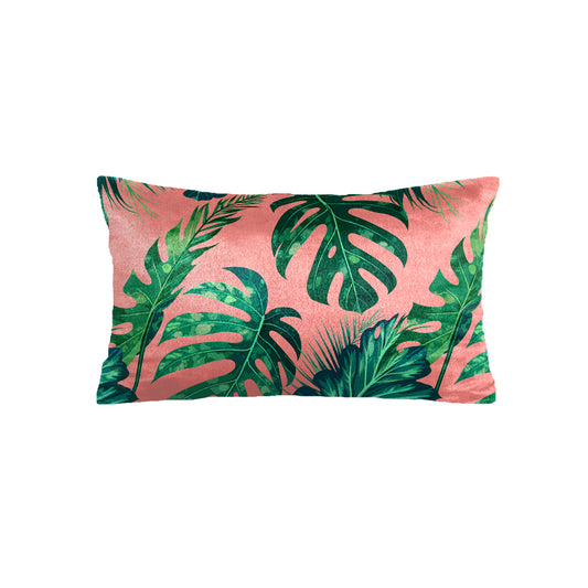 SuperSoft Pink Tropical Leaves Rectangle