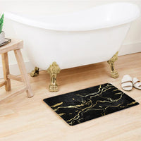 SuperSoft Midnight Gold Marble Door Mat