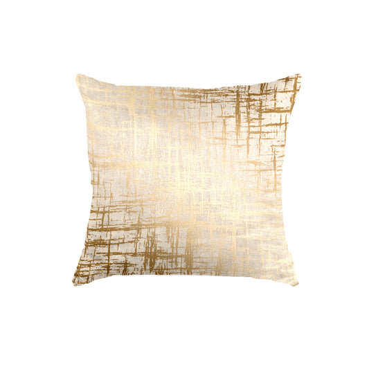 SuperSoft Beige Lines Throw Pillow