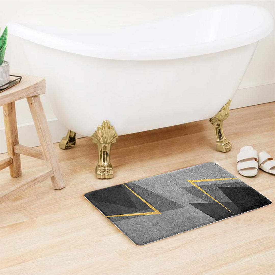 SuperSoft Shades of Grey Triangle Door Mat