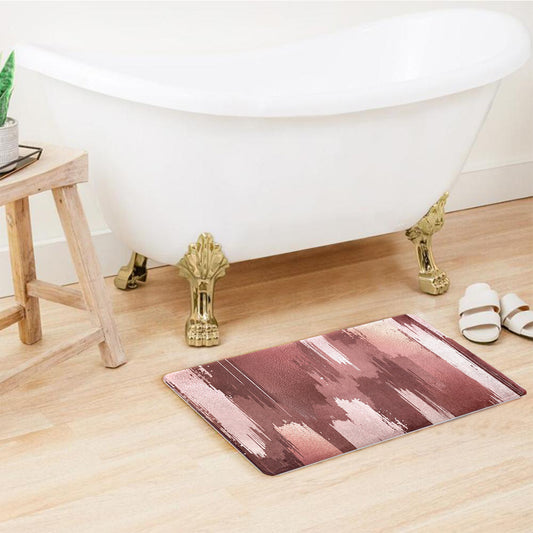 SuperSoft Pink Brushes Door Mat