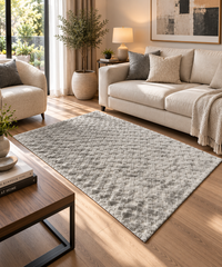 SuperSoft Brick Pattern Fur Centerpiece (Rug)