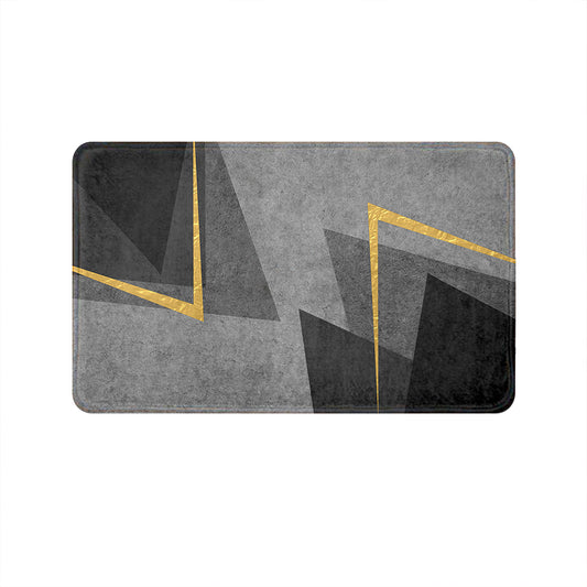 SuperSoft Shades of Grey Triangle Door Mat