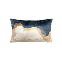 SuperSoft Navy Wavy Rectangle