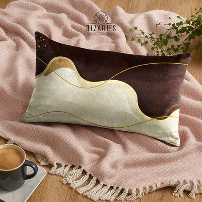 SuperSoft Coffee Cream Wavy Rectangle