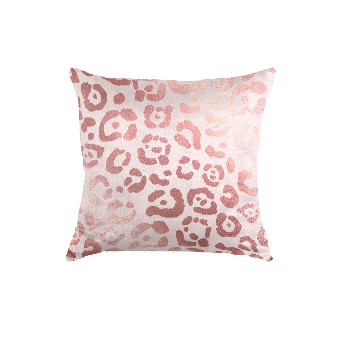 SuperSoft Stained Pink Pattern Throw Pillow