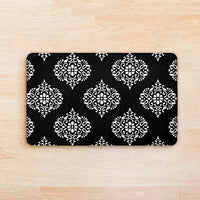 SuperSoft Traditional Black White Door Mat