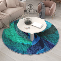 Thumbnail for Teal Round Centerpiece (Rug)