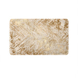 SuperSoft Copper Gold Abstract Pattern Door Mat