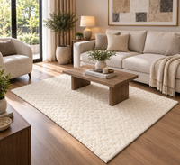 SuperSoft Brick Pattern Fur Centerpiece (Rug)