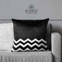Thumbnail for SuperSoft Black & White Chevron with Black