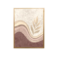 Pink Wave Canvas Painting