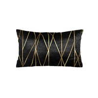 SuperSoft Midnight Gold Lines Rectangle