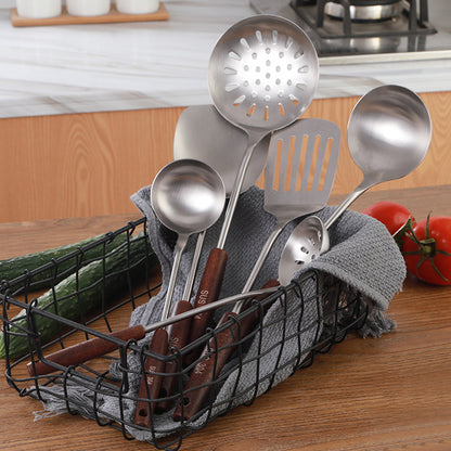 Wooden Handle Utensil (6 Pieces set)