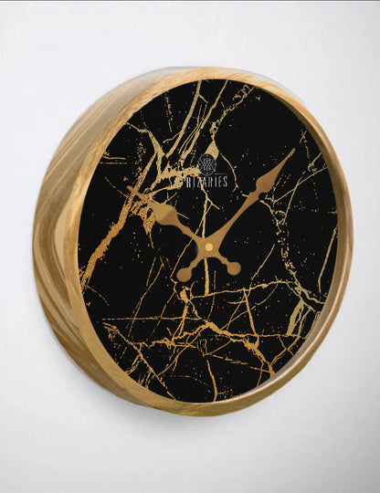 Black Gold Wall Clock