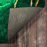 Thumbnail for Green Gold Abstract Centerpiece (Rug)
