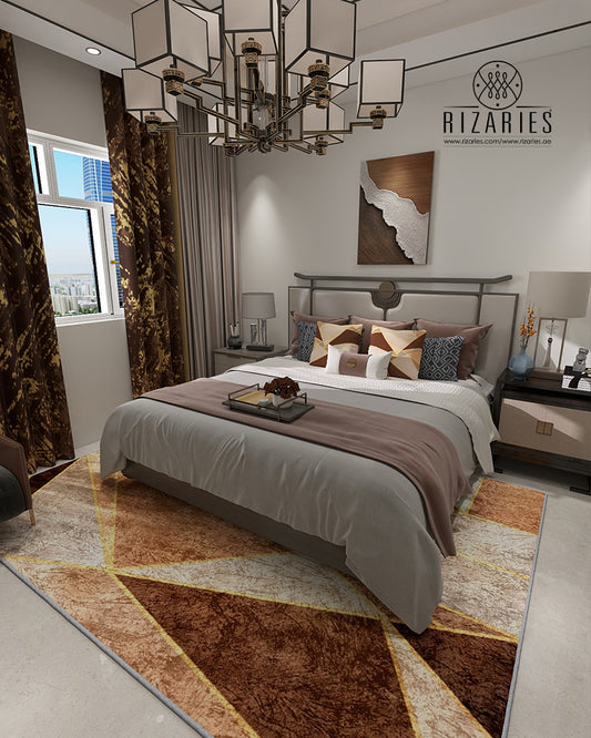 Copper Geometric Bundle of 4 Bedroom Series (READ DESCRIPTION)