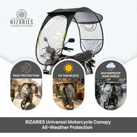 All Weather Bike Open Canopy - Protects from RAIN, UV SUNLIGHT & Dust