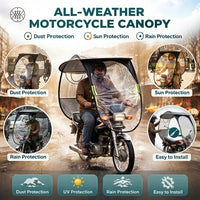 All Weather Bike Open Canopy - Protects from RAIN, UV SUNLIGHT & Dust