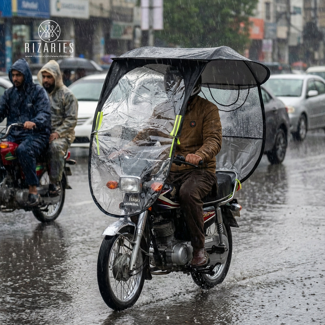 All Weather Bike Open Canopy - Protects from RAIN, UV SUNLIGHT & Dust