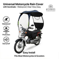 All Weather Bike Open Canopy - Protects from RAIN, UV SUNLIGHT & Dust