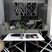 Thumbnail for Black & Silver Geometric Bundle of 9 (READ DESCRIPTION)