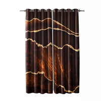 Thumbnail for Brown Lava Abstract Curtains