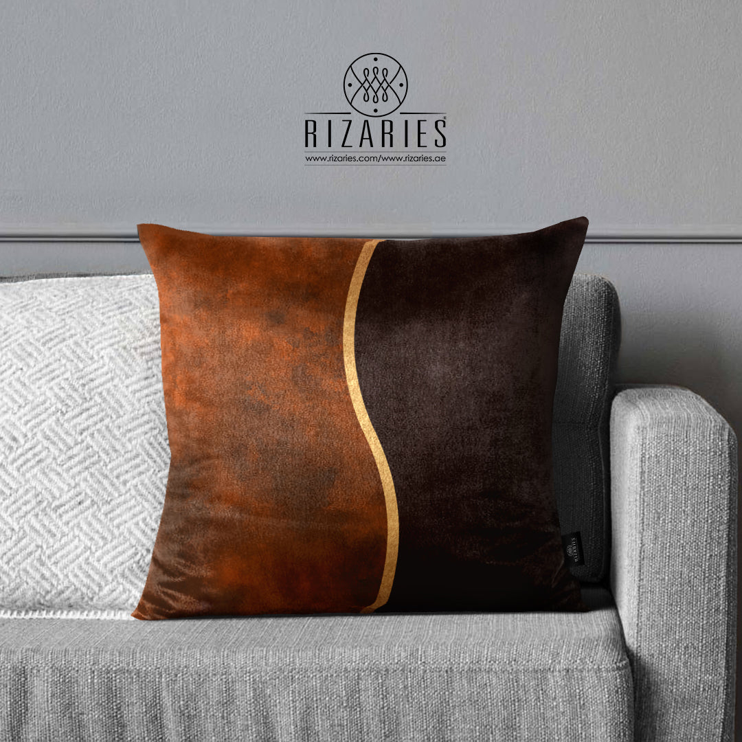 SuperSoft Shades of Brown Throw Pillow