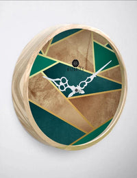 Thumbnail for Emerald Copper Triangle Wall Clock
