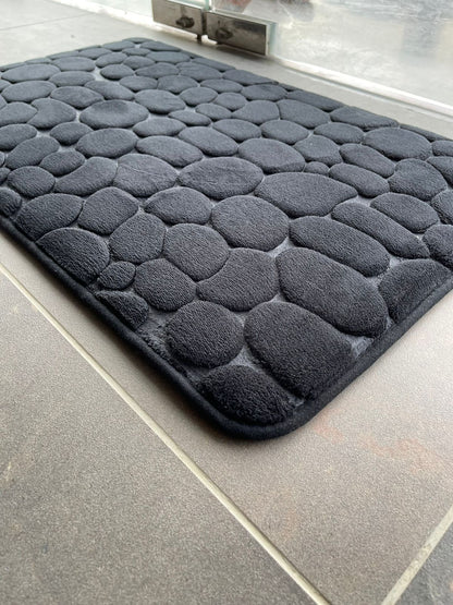 SuperSoft Memory Pebble Door/Bath Mat