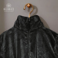 Thumbnail for Soft Coral Fleece Zipper Bathrobe