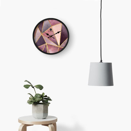 Stained Glass Wall Clock