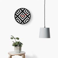 Thumbnail for Black & White Geometric Wall Clock