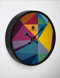 Thumbnail for Colorful Triangle Wall Clock